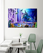 Obraz Morské kráľovstvo s delfínmi 1794